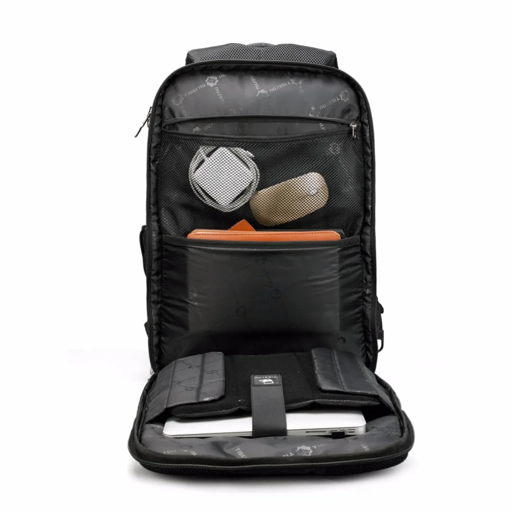 Tigernu multifunción impermeable de gran capacidad hombres de 15,6 pulgadas del ordenador portátil Mochila mujeres bolsas para la escuela de adolescente