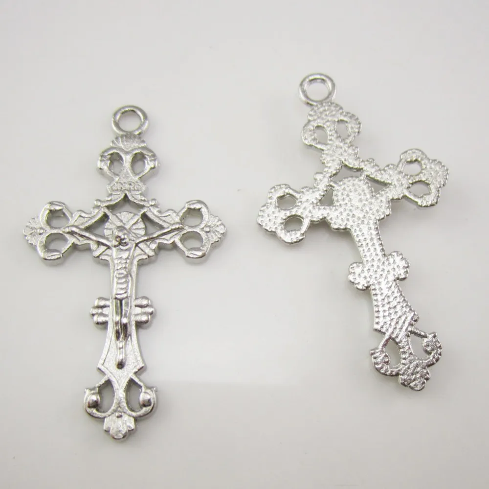 

100pcs of Rosary Jesus Holy Crucifix Cross Pendant