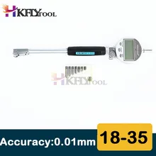 18-35 мм цифровой индикатор 0,01 мм Индикатор измерителя отверстия для измерения диаметра индикатор измерителя