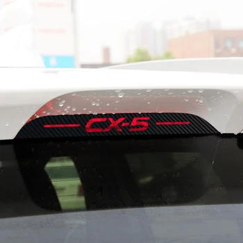 

Carbon Fiber Stickers And Decals Rear Rear High Mounted Stop Brake Lamp Light Car-Styling For Mazda Cx-5 Car Accessories