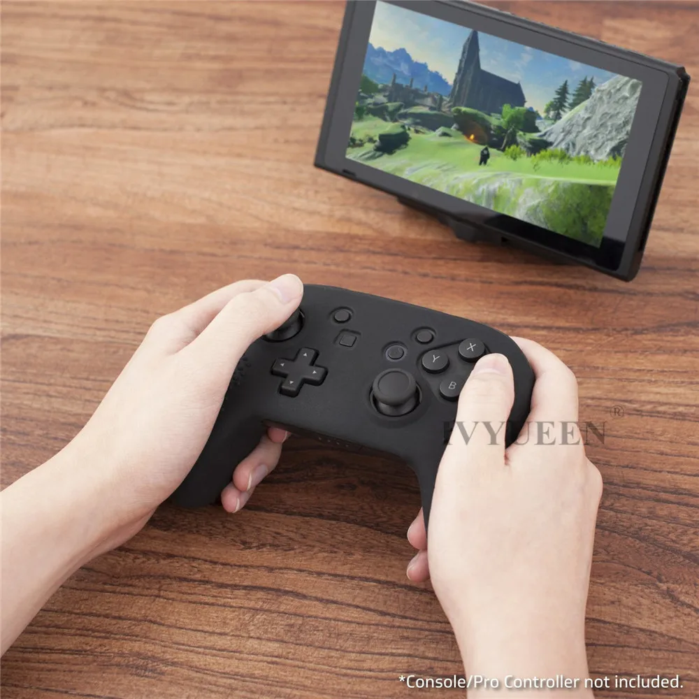 IVYUEEN Шипованный Противоскользящий силиконовый чехол для Kind Switch NS Pro контроллер защитный чехол с 2 аналоговыми колпачками