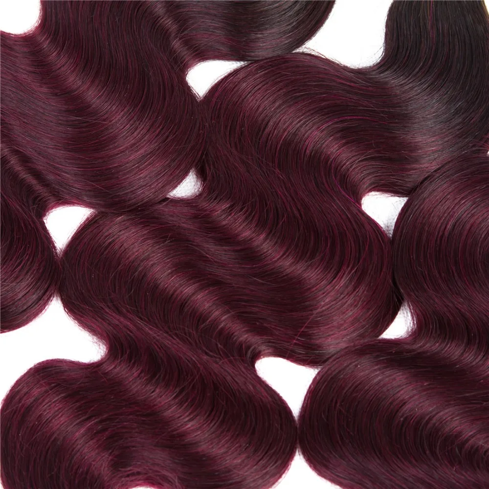 Pacotes de ombre elisheva com frontal 1b99j