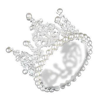 

Brand New Ivory Pearl Crown Cake Toppers Wedding Birthday Cake Decorating Tools Cake Decoration Supplies AA