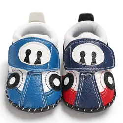 Мода новорожденных для маленьких мальчиков спортивная обувь для детей Симпатичный крутой кроссовки детские домашние детский пинетки для
