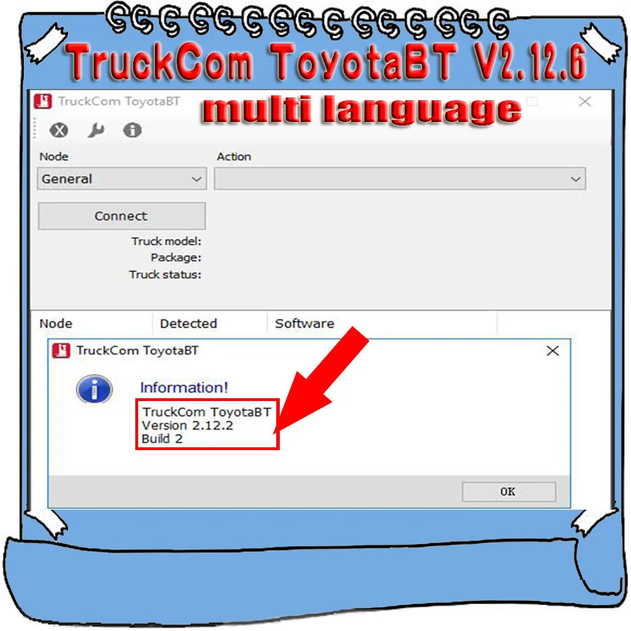 Горячая TruckCom ToyotaBT BT TE V2.12.6 Rev4 [01,] грузовик Com для Toyota Full Multilanguage