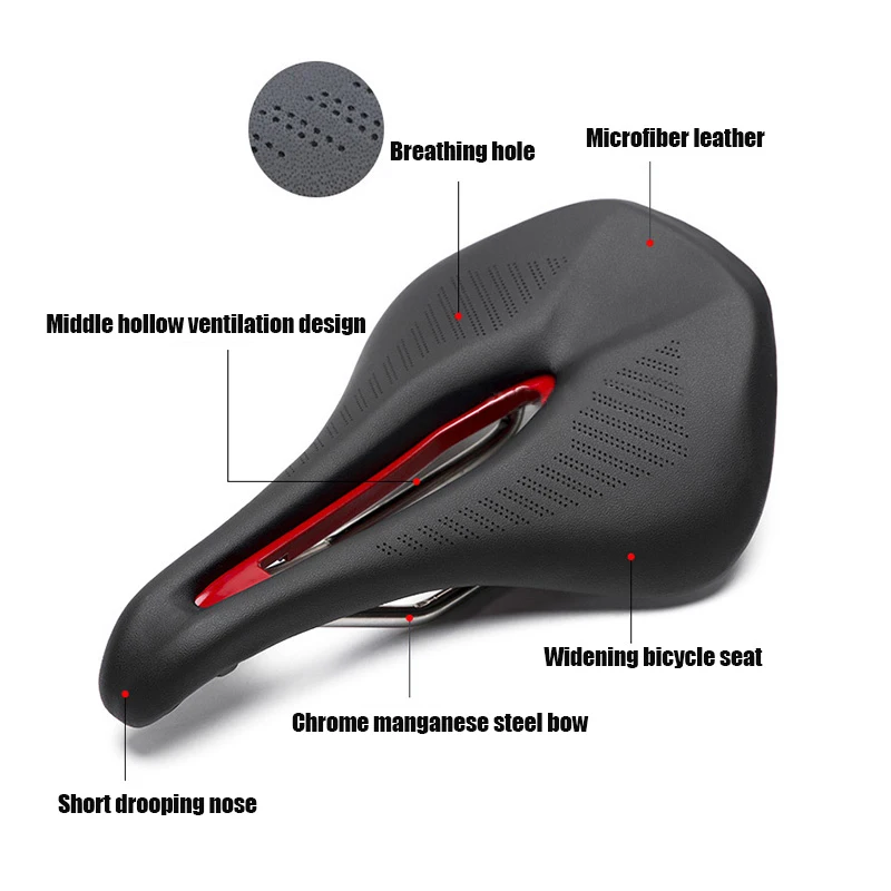 Extra Soft Bike Saddle Seat Comfort Breath MTB Bicycle Seat Cushion Cycling Pad