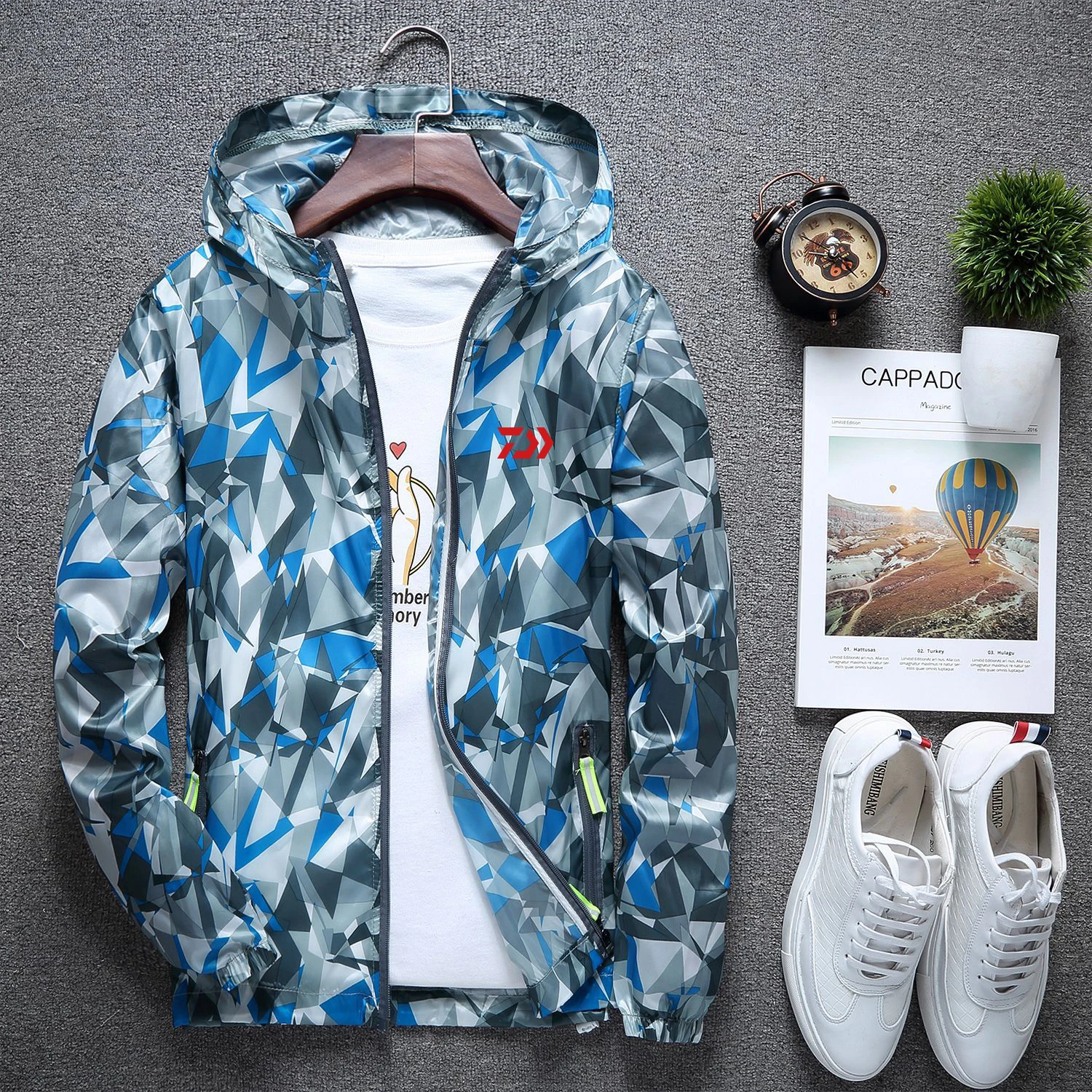 

2019 New DAIWA Fishing Shirts Spring Summer Extra Thin Camping Fishing Clothing Men Women Outdoor Camouflage Fishing Jackets