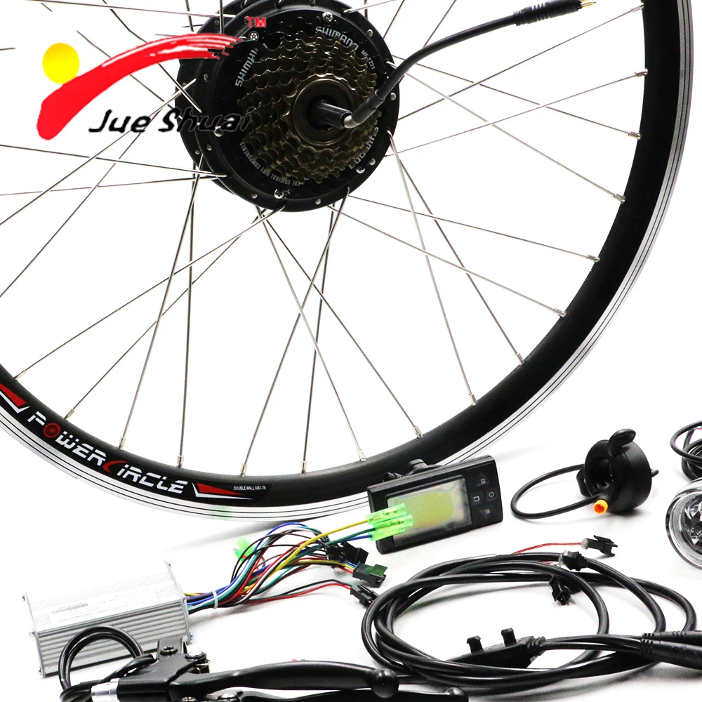 

JS 36V 250w Motor Bicicleta Electric Bicycle Bike Conversion Kit for 20" 26" 700C Rear Wheel