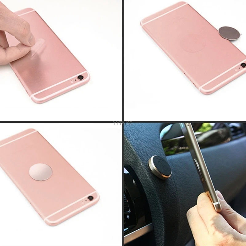 

30*30mm Frosted Metal Plate Iron Sheet For Car Mount Phone Magnetic Holder Stand Apr car gadget