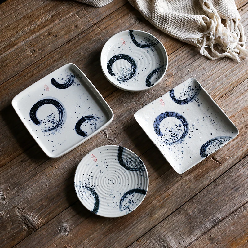 

NIMITIME Ceramic Seasoning Dish Japanese Snack Food Sauce Dish Restaurant Home Small dish