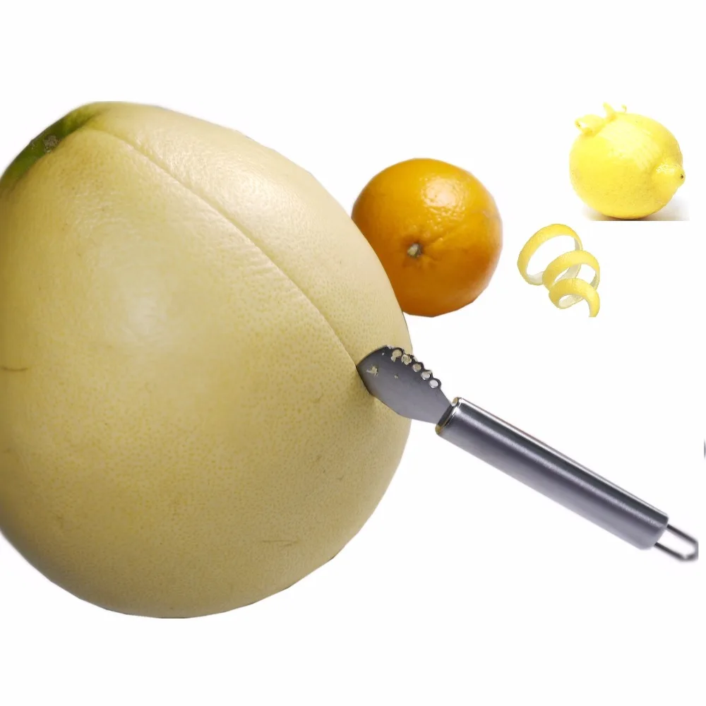 Lecook Fruit Tools Stainless Steel Long Orange Peeler Professional Machine Lemon Zester Grater Kitchen Tools 2017 Steel Gadgets
