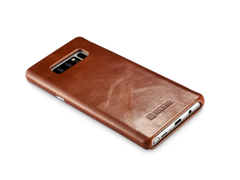 For Samsung Galaxy Note8 Genuine Leather Flip Case Protective Case Cowhide Leather Business Smart Phone Cover for Samsung note8