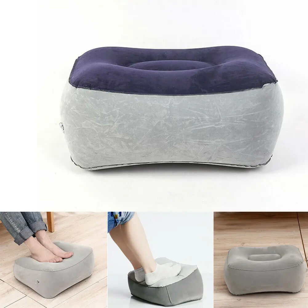 VGEBY Coussin Gonflable de Pied Coussinet Repose-Pieds Relaxation pour Avions Bureaux Maison Voyages