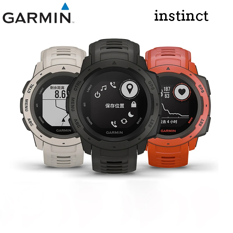 Garmin Instinct Robuuste Gps Horloge Met Glonass Hartslag \u0026 Barometrische  Hoogtemeter|Bicycle Computer| - AliExpress