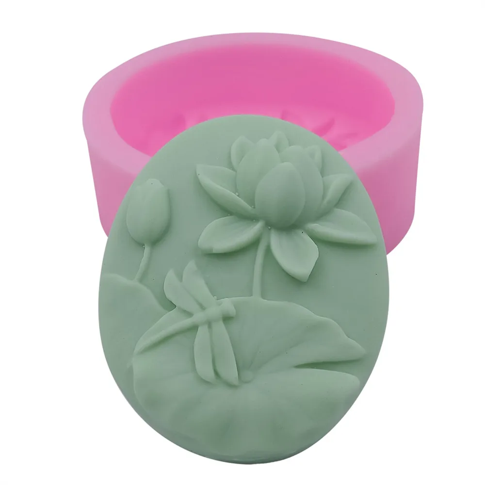 Lotus Flower Silicone Soap Mold Decorating Silicone Molds Handcrafted