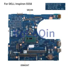 KoCoQin материнская плата для ноутбука DELL Inspiron 5458 5558 5758 Core I3-5005U HDMI материнская плата AAL10 LA-B843P CN-09WGNT 09WGNT SR244