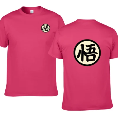 Dragon Ball Beerus Футболка мужская новая летняя повседневная мужская футболка с коротким рукавом Хлопок Высокое качество Мужские футболки мультфильм Аниме футболки - Цвет: fuchsia