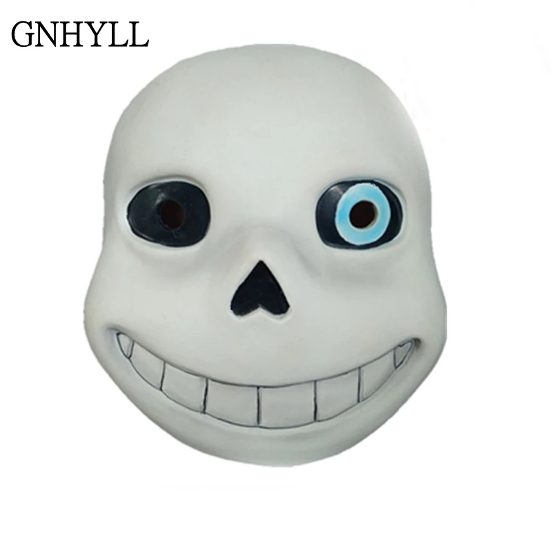 

GNHYLL Funny Latex Game Undertale Sans Full Head Mask Fancy Dress Cosplay Costume Helmet For Party Fancy Ball Christmas Props