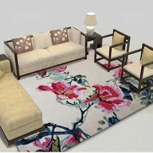 Японский и корейский цветочный известный бренд ковры современные ковры для гостиной спальни Европейский современный шерстяные ковры