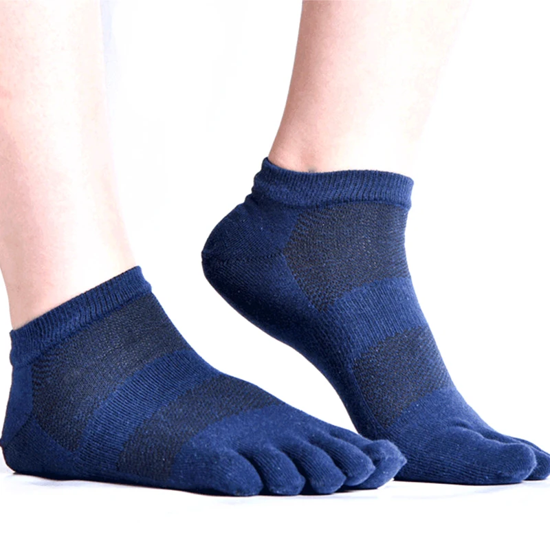 Мужские спортивные носки утолщенная подошва носок с пальцами противоскользящие футбольные баскетбольные носки хлопковые футбольные спортивные носки для бега