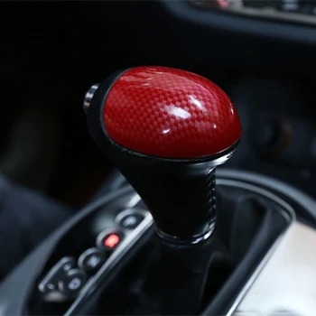 Carbon fiber Car Gear Shift Knob Gear Head Cover Case For Kia Sportage 3 Cerato K3 Forte Sorento 2011 2012 2013 2014 2015 2016
