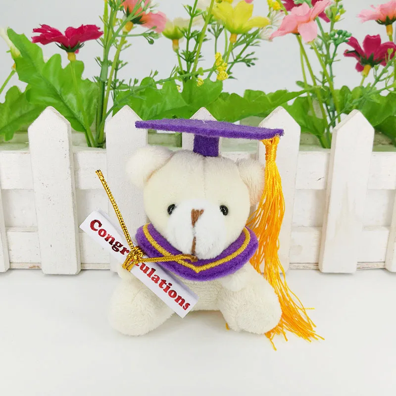 cream bear purple cap