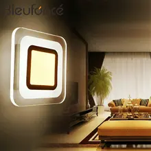 Modern Simple Square Wall font b Lamp b font Lighting font b Home b font font
