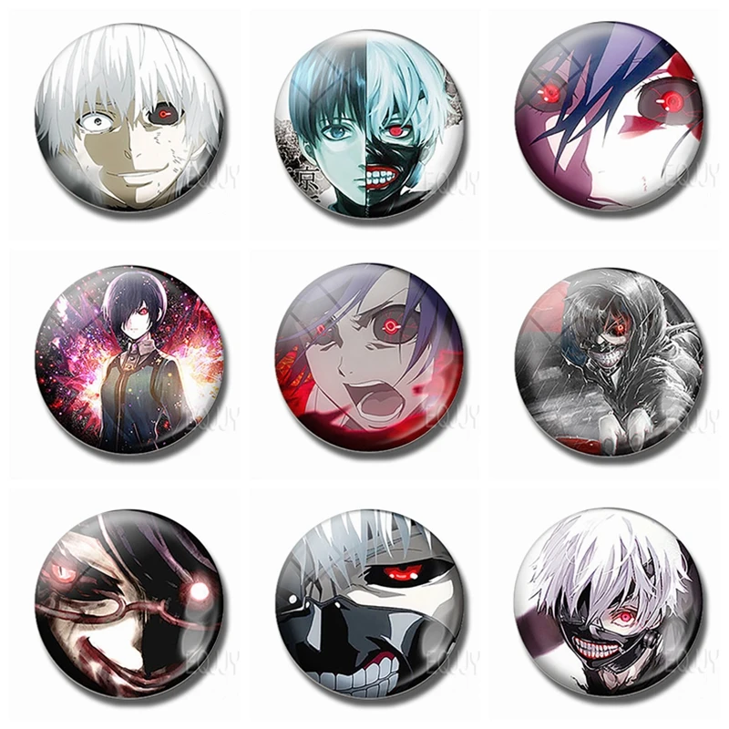&quotTokyo Ghoul&quot магниты на холодильник 30 мм магнит стеклянный купол Украшения