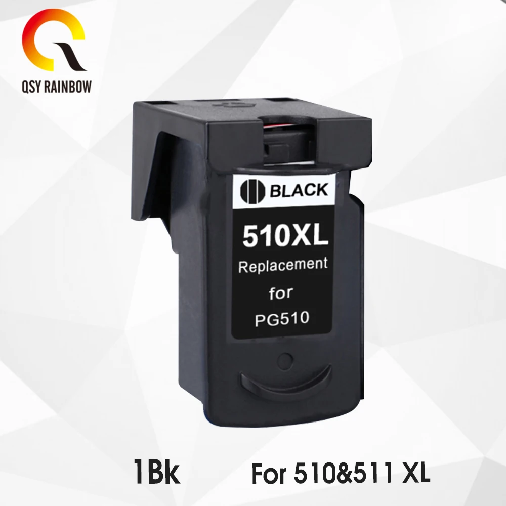QSYRAINBOW один шт совместимый canon PG 510 Черный чернильный картридж для PIXMA IP2700 MP230 MP240 MP250