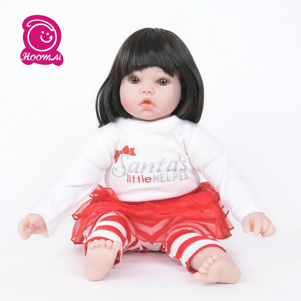 

55CM Real Cloth Body Newborn Baby Bonecas Children Toys Brinquedos Menina Kids Xmas Gifts