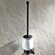 Аксессуар для ванной комнаты настенный черный масло втирают бронзовая Щетка для ванной туалета держатель набор Wba448