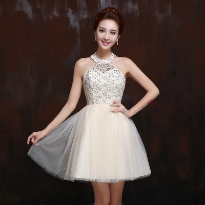 dinner short gown styles