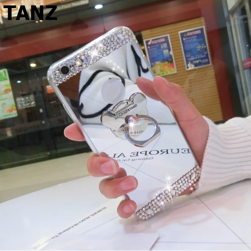 TANZ For BBK VIVO X6 X9 plus Xplay 5 6 x5pro V3 X5 MAX X5L Y51 Y55 Y66 Y67 Y31 Y35 Y37 Case Rhinestone Diamond Mirror Soft TPU |