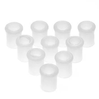 

10PCS Rubber Herb Tobacco Smoking Pipe Tip Grips Rubber Mouthpiece Bites Smoke Smoking Pipe Holder Accessories White