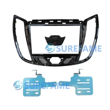 Двойной Din автомобиля фасции комплект для Ford Focus III, C-MAX CMAX, Kuga, Escape с переключателем Стерео отделка панель DVD рамка Facia Лицевая панель