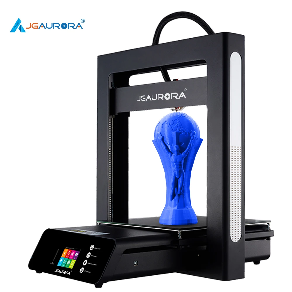 JGAURORA 3d Printer A5S Large Print Size 305X305X320mm Resume Print 2.8'' HD Touch Screen with Heated Build Plate JGAURORA 3d Printer A5S Large Print Size 305X305X320mm Resume Print 2.8'' HD Touch Screen with Heated Build Plate