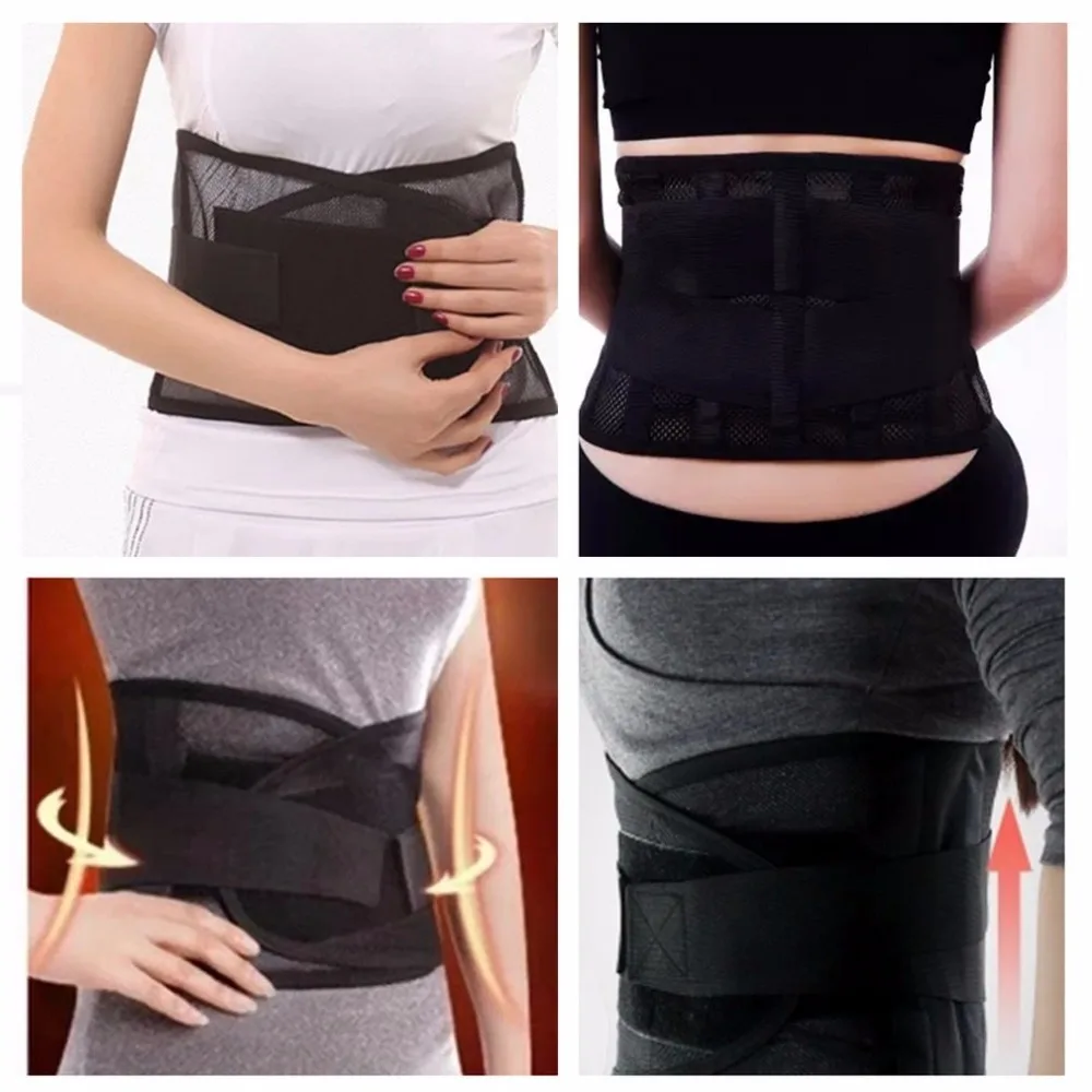 

2017 Quality Waist Support Waist Protection Thin Breathable Mesh Lumbar Support Steel Plate Protection Belt for Sports Safety