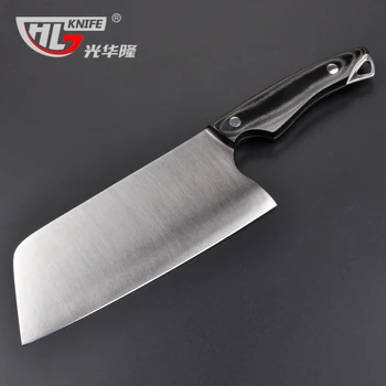 

GHL 7 Inch Germany 1.4116 Stainless Steel Chef Knife Cleaver Knife Chopping Knife Cutter Slicing kitchen knives Cooking Tool