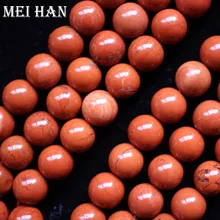 Meihan 6 мм, 8 мм, 10 мм, 12 мм натуральный красный яшма Круглые бусины для браслета ожерелье сделай сам