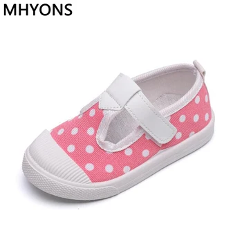 

MHYONS 2019 Canvas children barefoot shoes Fabric Stitching kids shoes for boys girls school shoes enough top toe for kids