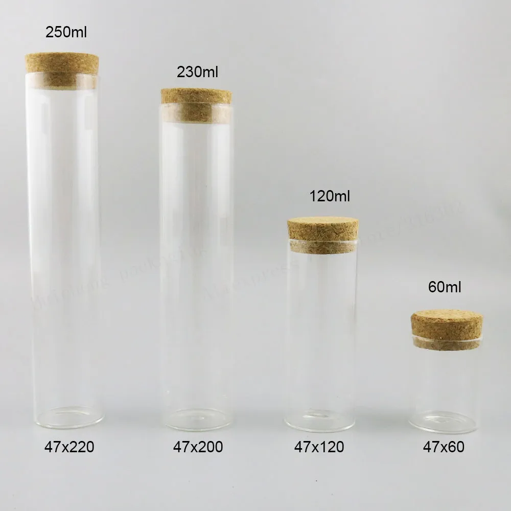 Download 6 X Large High Borosilicate Glass Straight Bottles Cork Test Tubes Wedding Favours Display Glass Containers 60ml 120ml 230ml Refillable Bottles Aliexpress