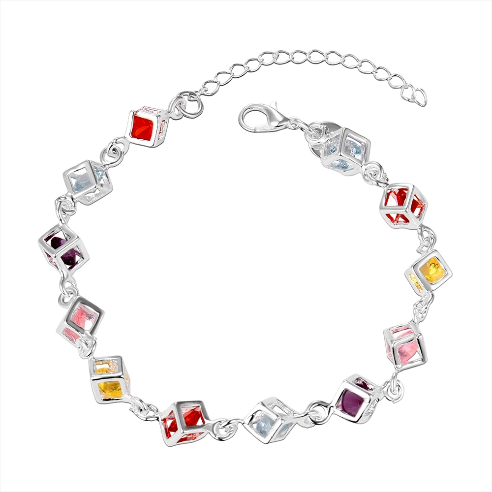 

Hot sale 925 sterling silver jewelry bracelet fine fashion bracelet top quality wholesale and retail SMTH220