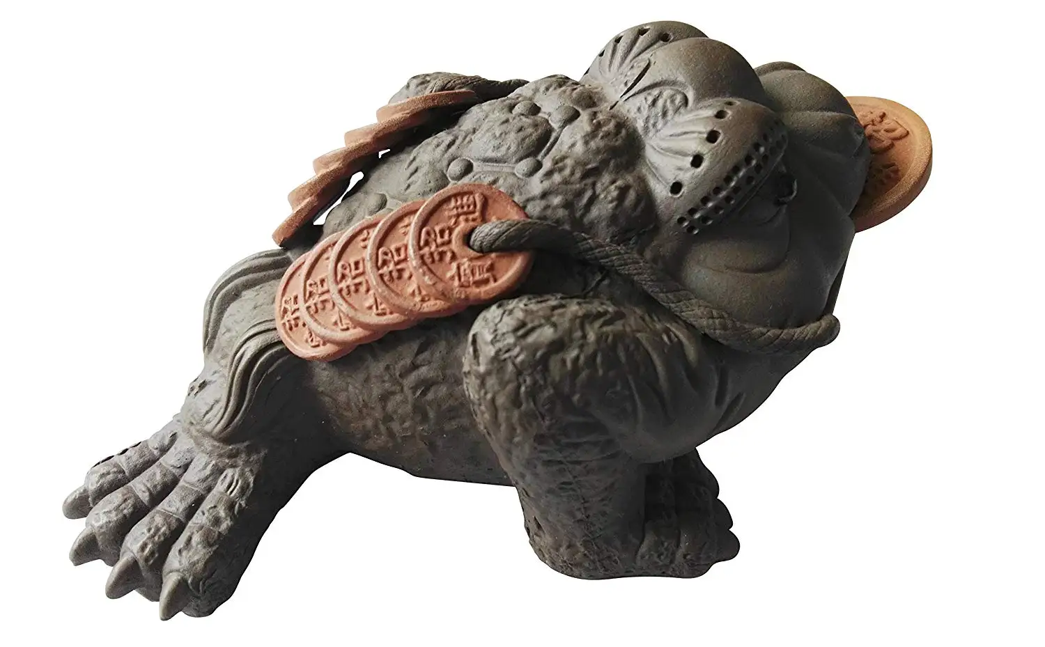 Китайский чай Zisha Lucky Toad традиционный фиолетовый ручной работы домашнее животное