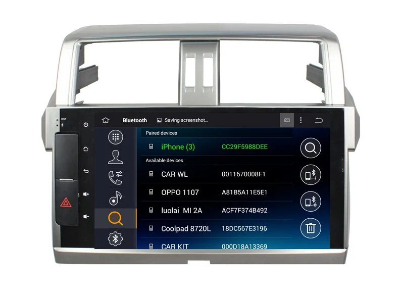 Clearance 10.1" touch button car dvd gps player for toyota prado 950 2014-2017 with android 9.0 system octa core 4G RAM 32G ROM bluetooth 2