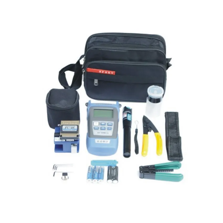 

Professional fiber optic tool kit for cable installation in hand tool set
