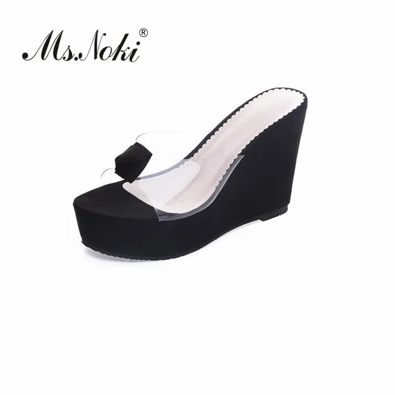 platform heels slippers