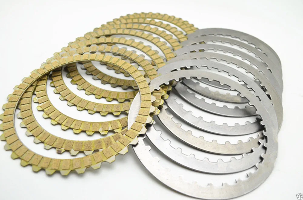 A set friction plates& steel plate Motorcycle parts clutch plates friction discs FOR HARLEY