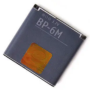 

Original BP-6M BP6M Li-ion Battery For Nokia N73 N77 N93 N93S 3250 6151 6233 6234 6280 6288 6290 9300I 9300 BP 6M
