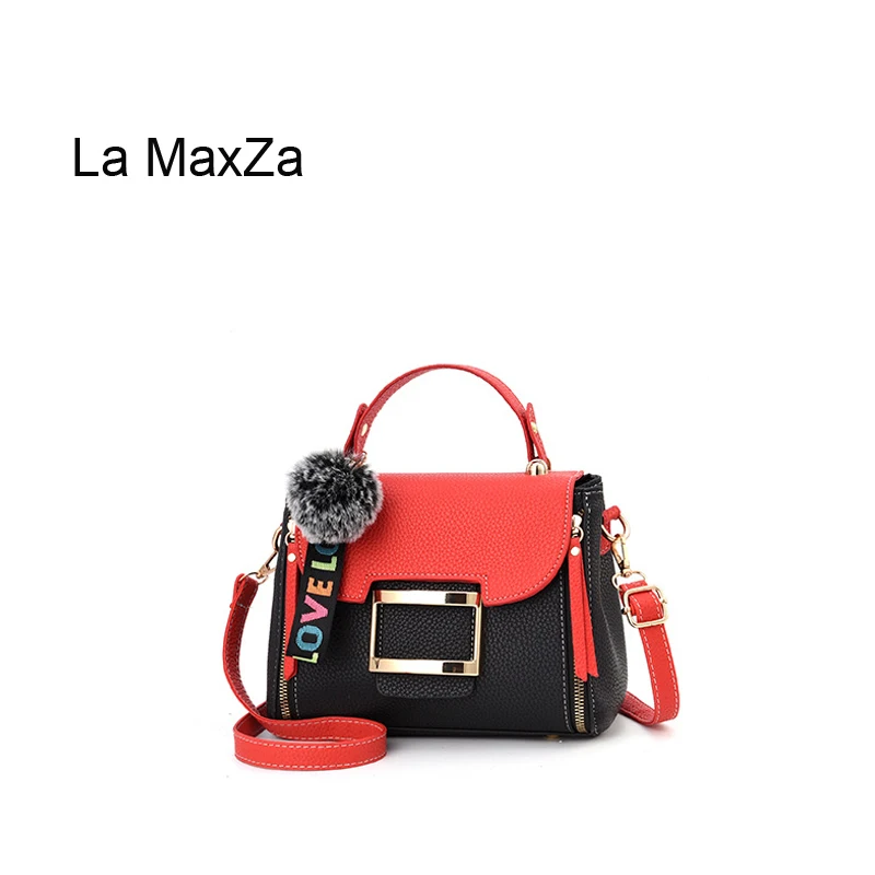 

La MaxZa Tote Bag Crossbody Bag Top-Handle Satchel High Quality Small Flap Women Fashion PU Leather Purses Handbags Shoulder Bag