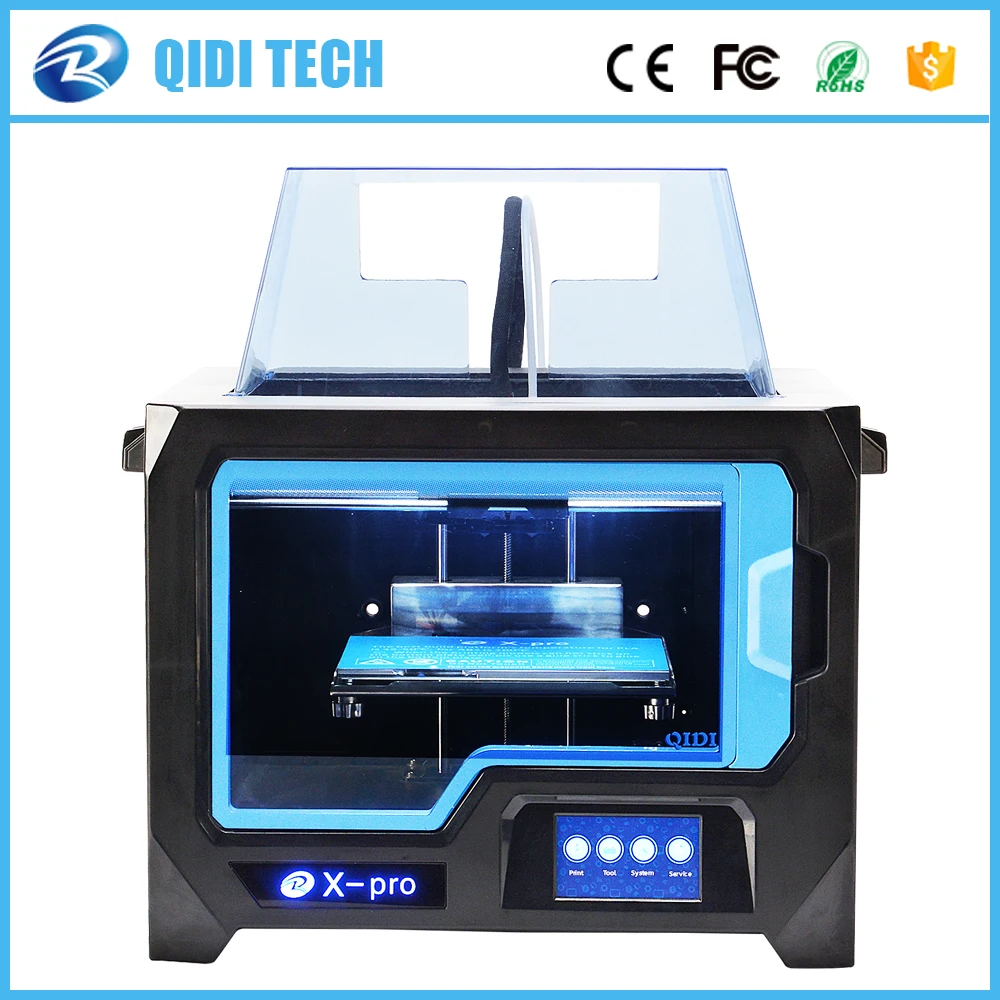 QIDI TECHNOLOGY 3D Printer Newest Model X Pro,4.3 Inch Touch Screen